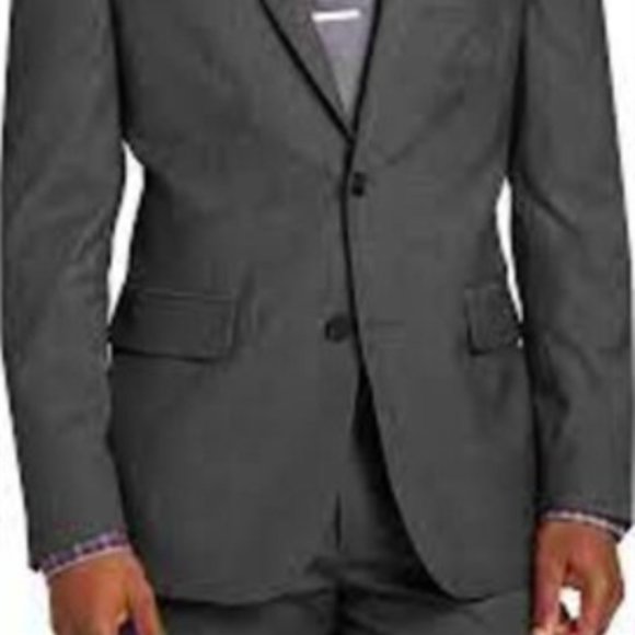 NEW Kenneth Cole Modern Fit Grey Bone Suit 36R grey - Picture 2 of 3